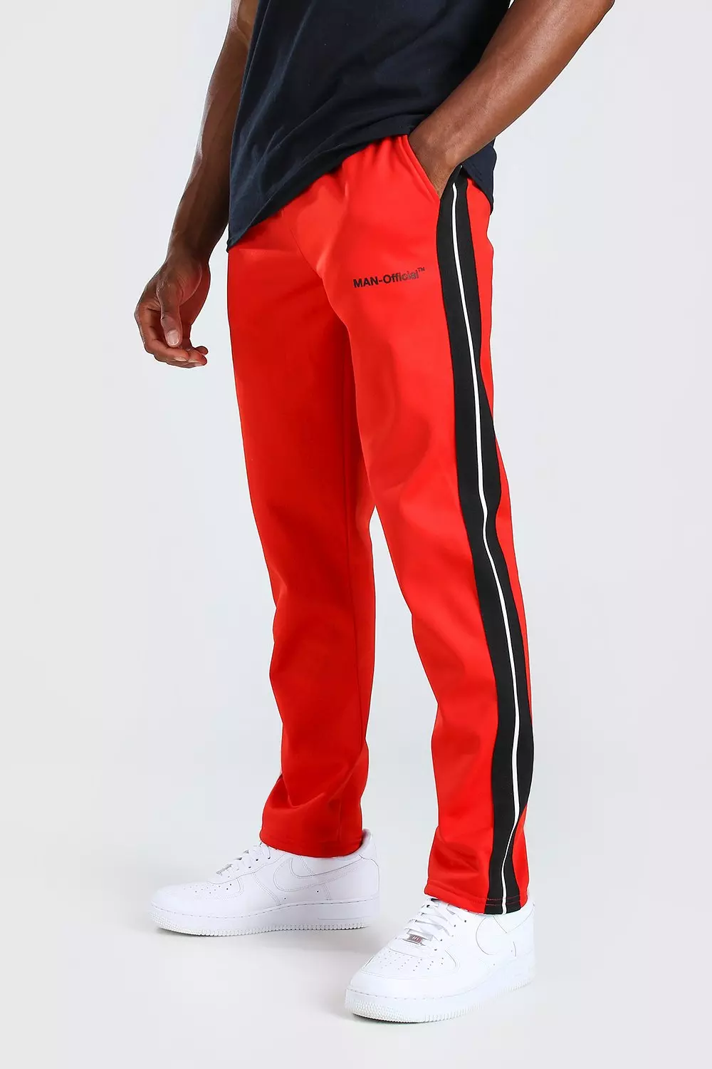 MAN Official Tricot Joggers With Side Tape