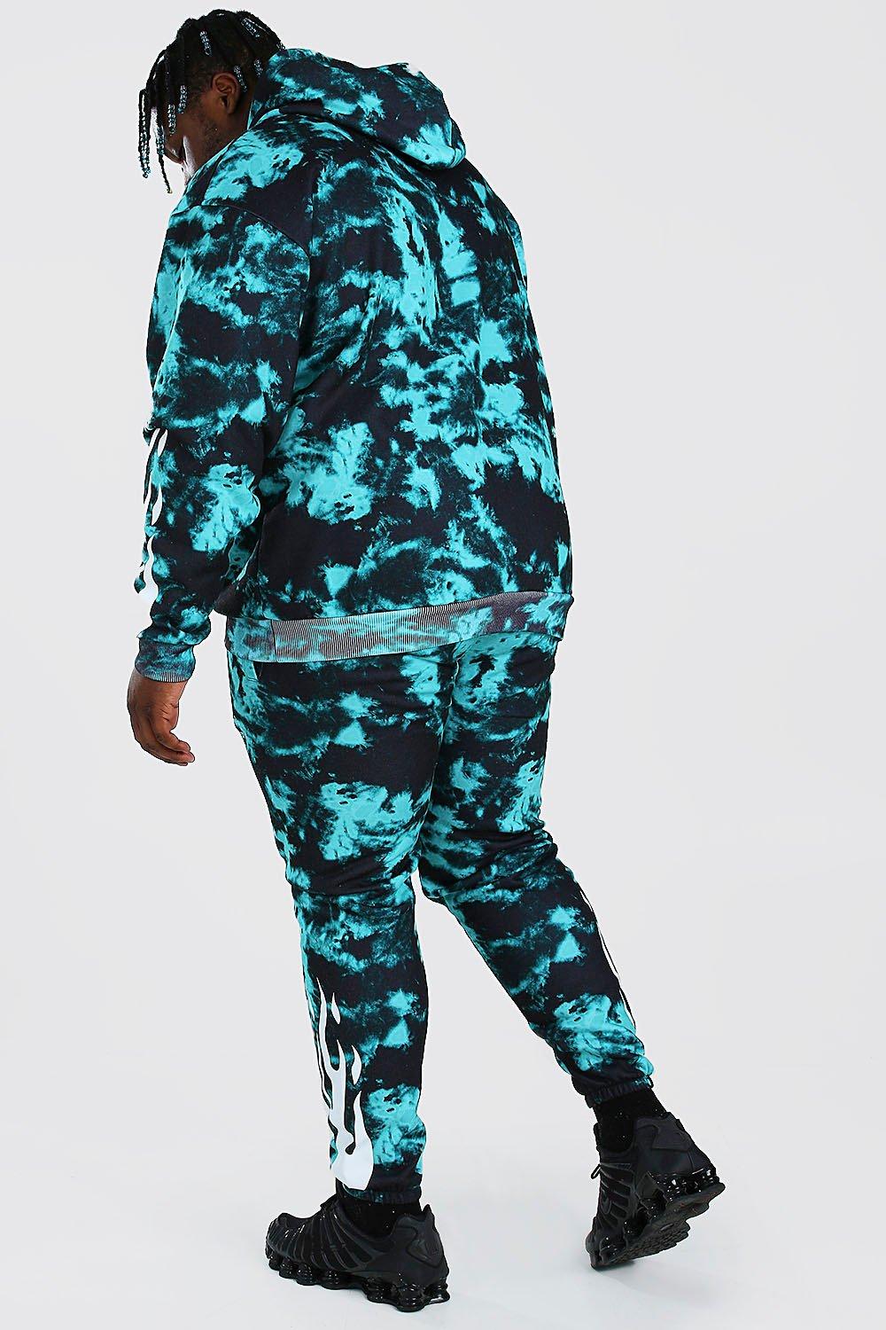 tie dye tracksuit plus size