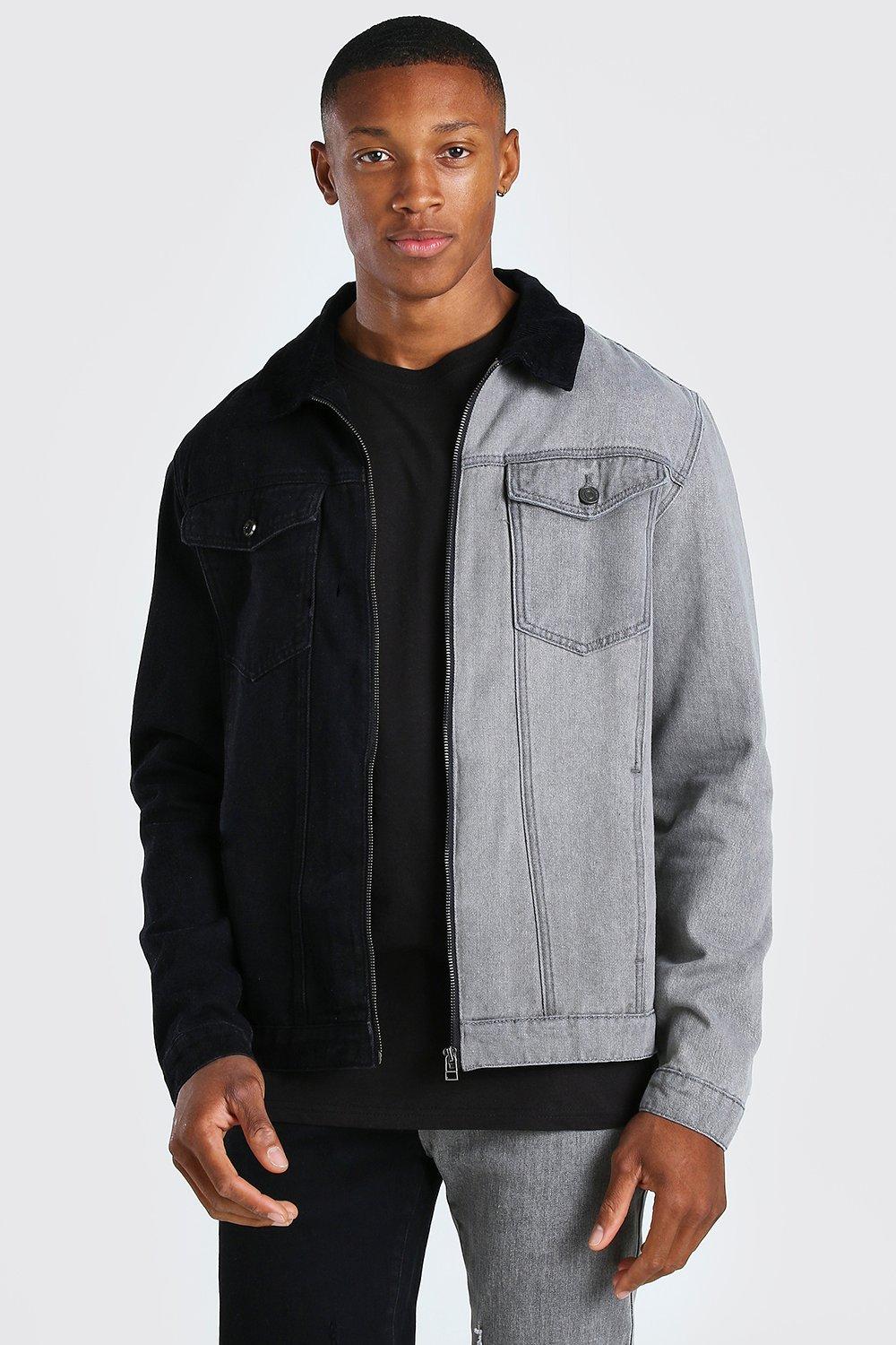 denim jacket corduroy collar