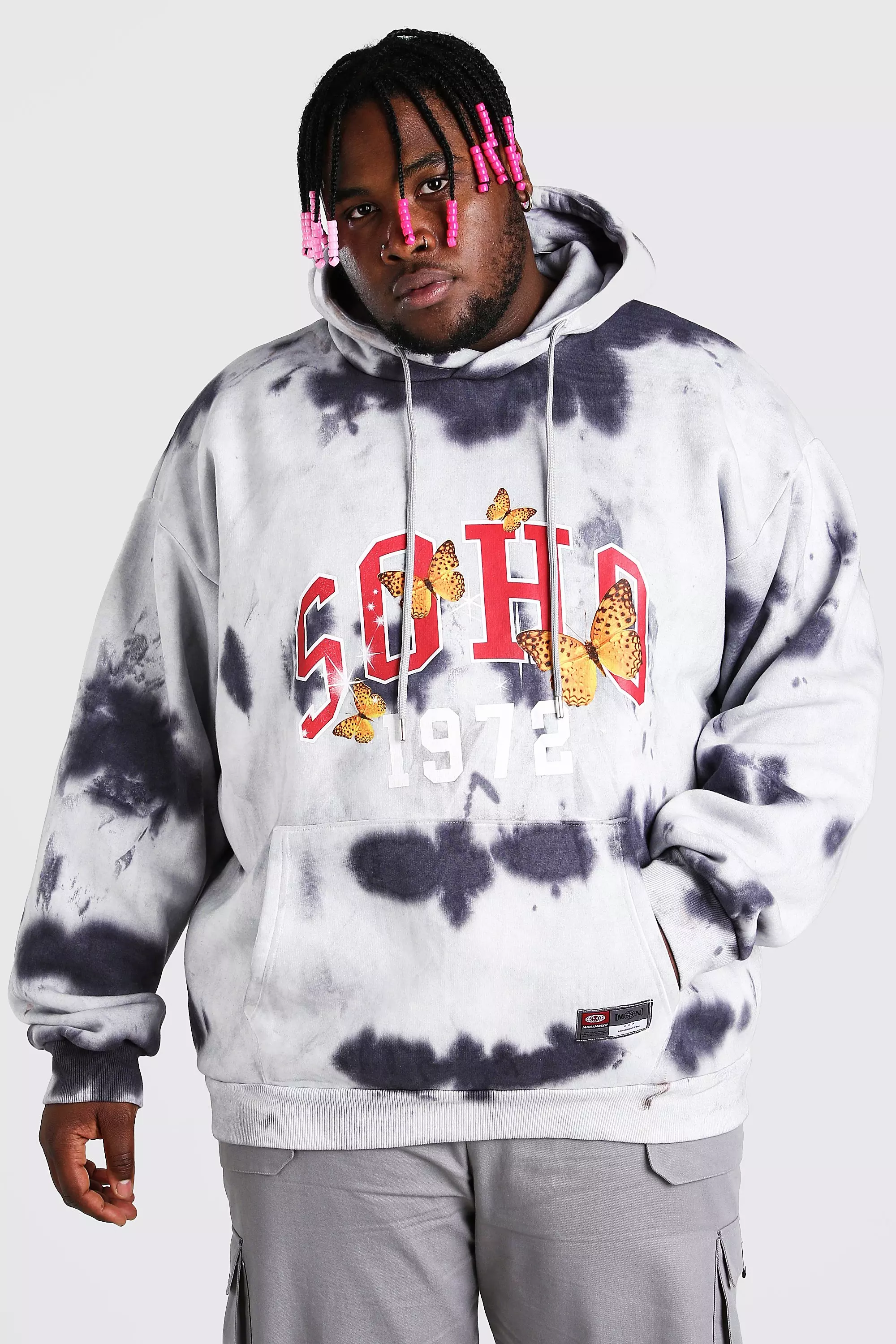 3x tie dye store hoodie