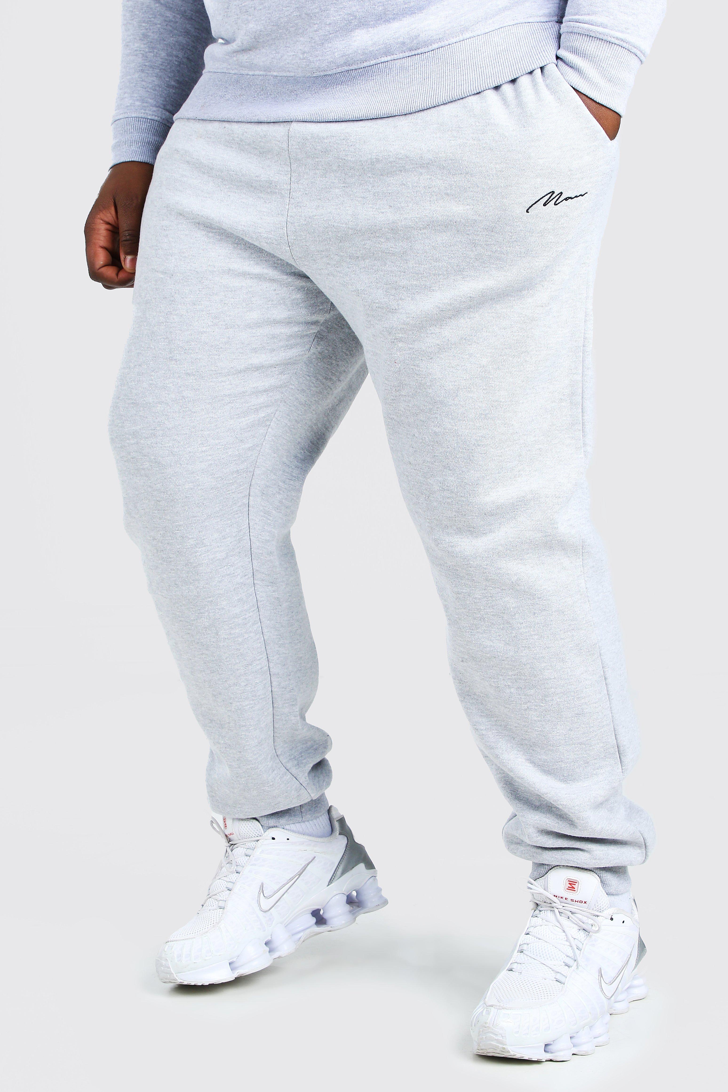 plus size slim fit joggers