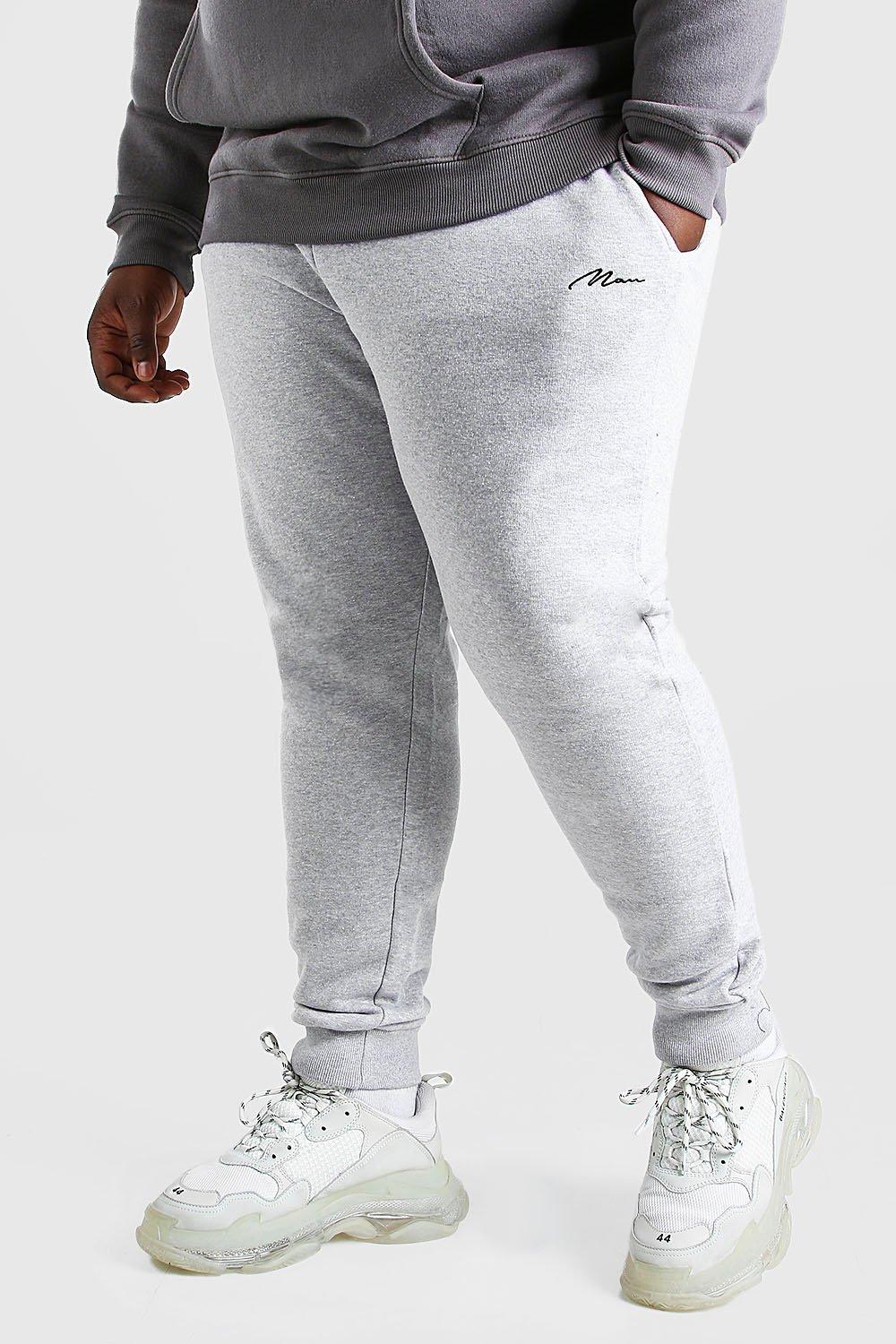 plus size slim fit joggers