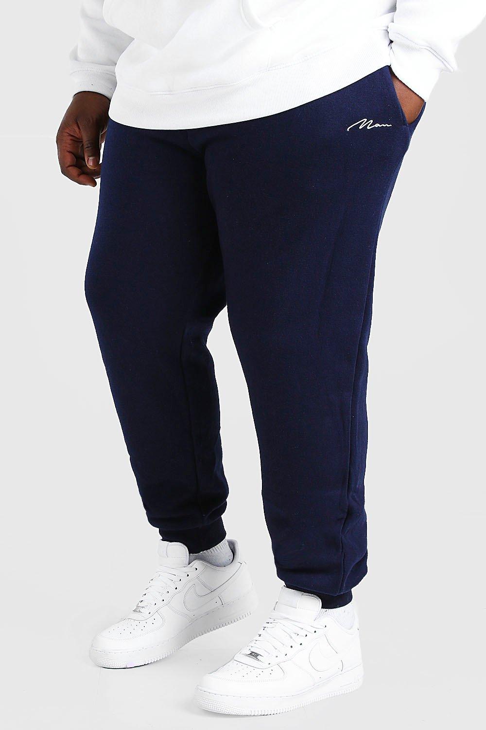 plus size slim fit joggers