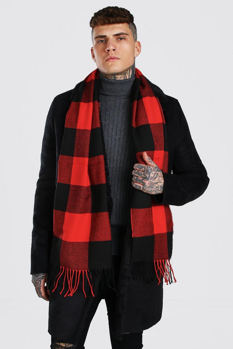 Red Buffalo Check Scarf image number 1