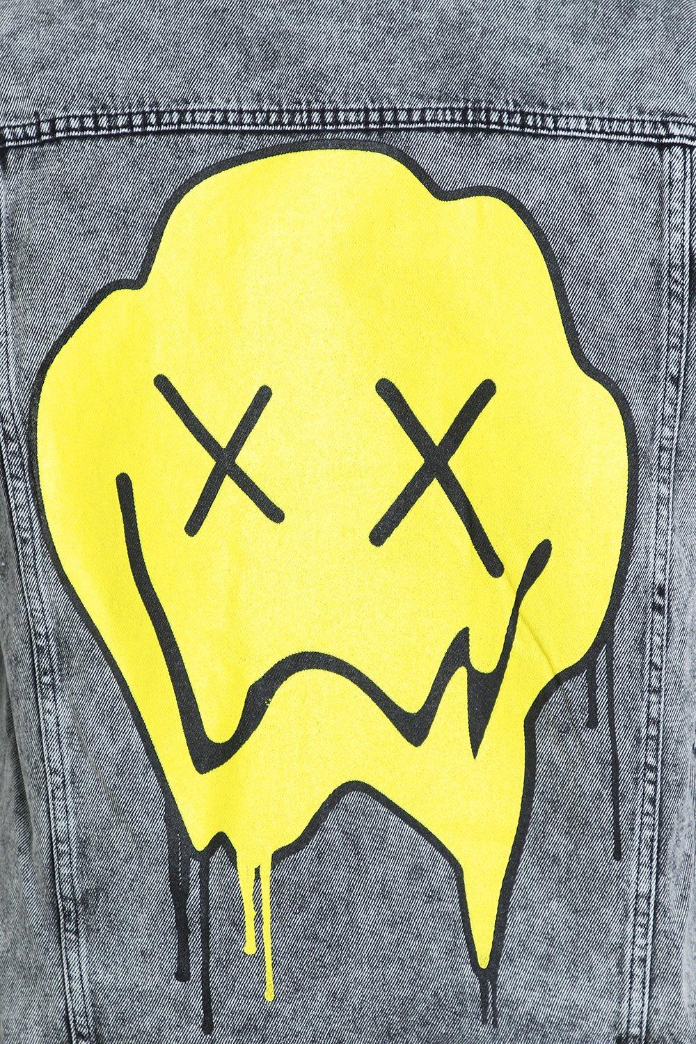 Boohoo yellow hot sale denim jacket