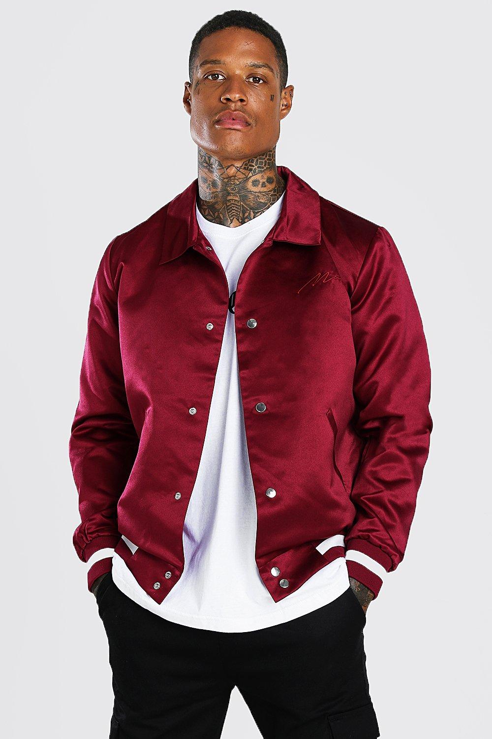 satin coach jacket