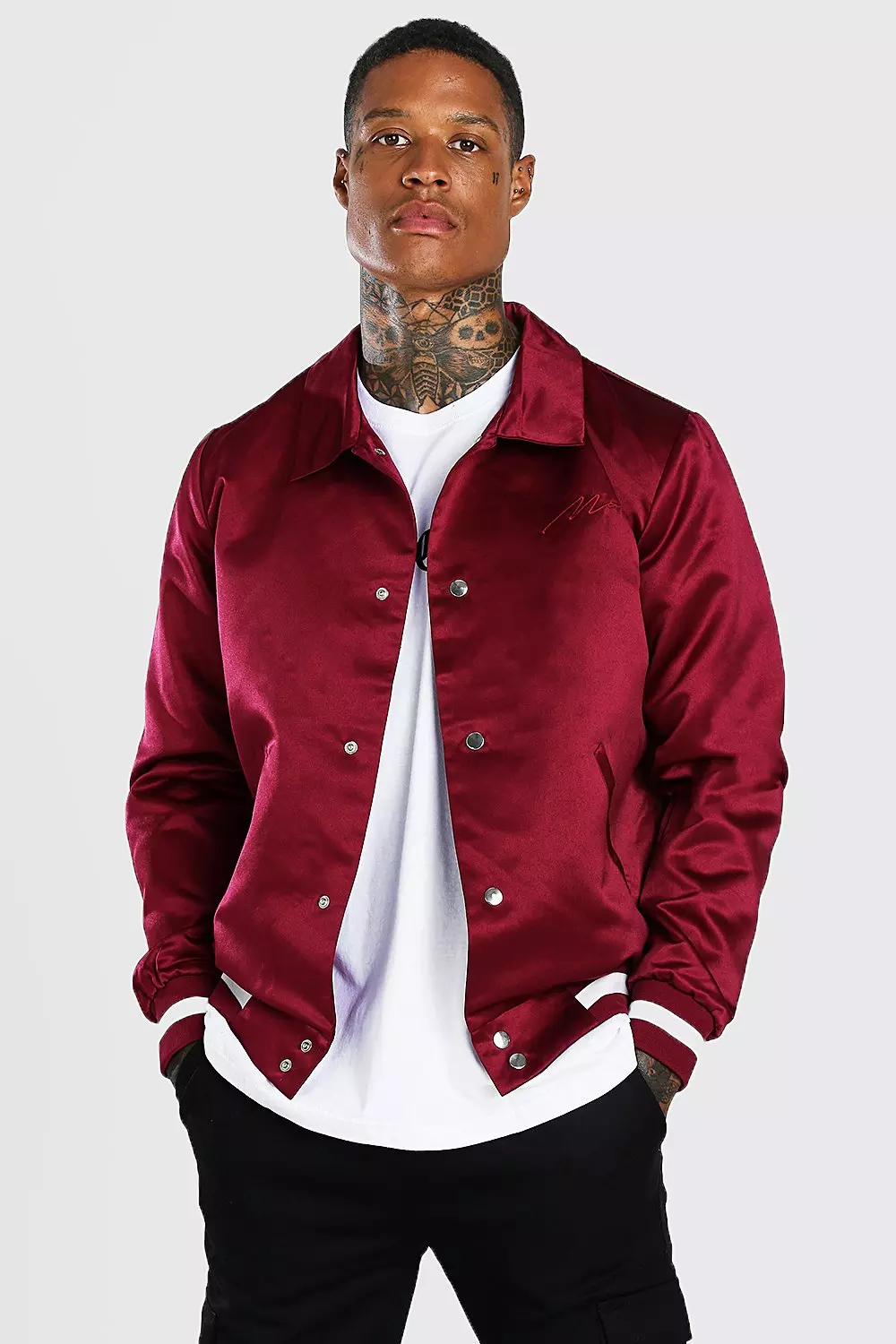 Coach jacket sale burgundy