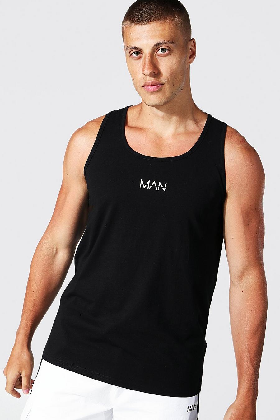 T-shirt sans manches - MAN, Black image number 1