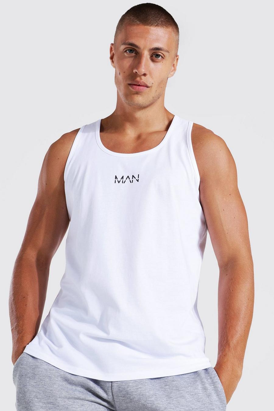 White Original Man Vest image number 1