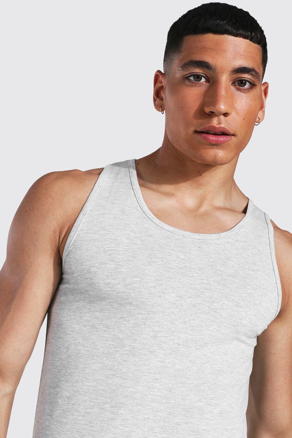 Men's Muscle Fit Basic Tank Top