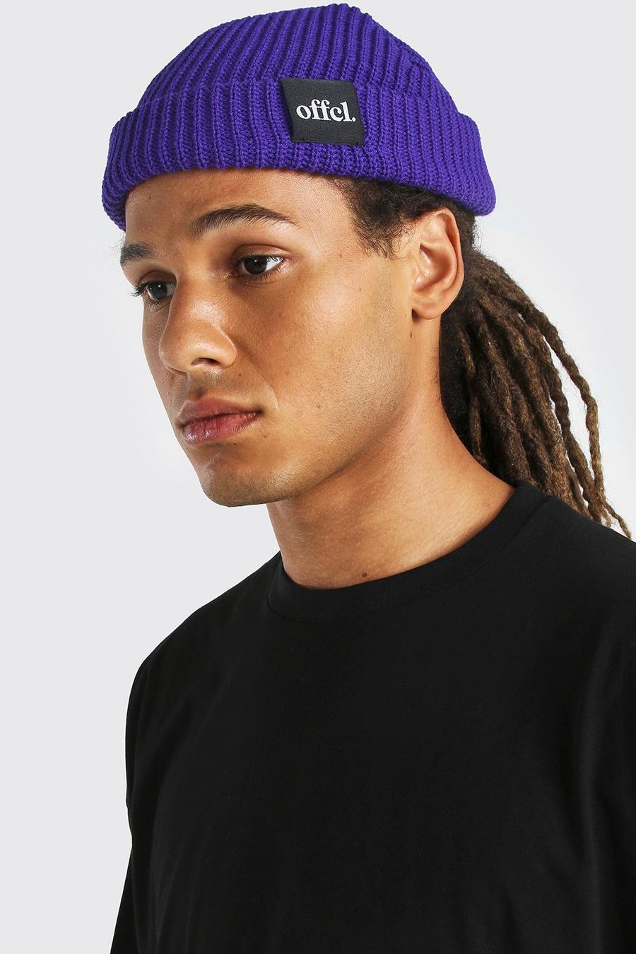 Purple Official Tab Skater Beanie image number 1