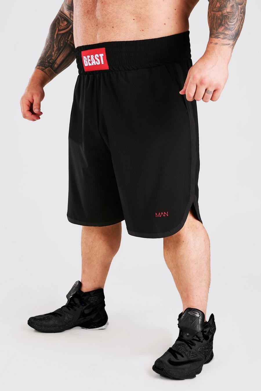 MAN Active X Beast Shorts mit Box-Etikett, Schwarz image number 1