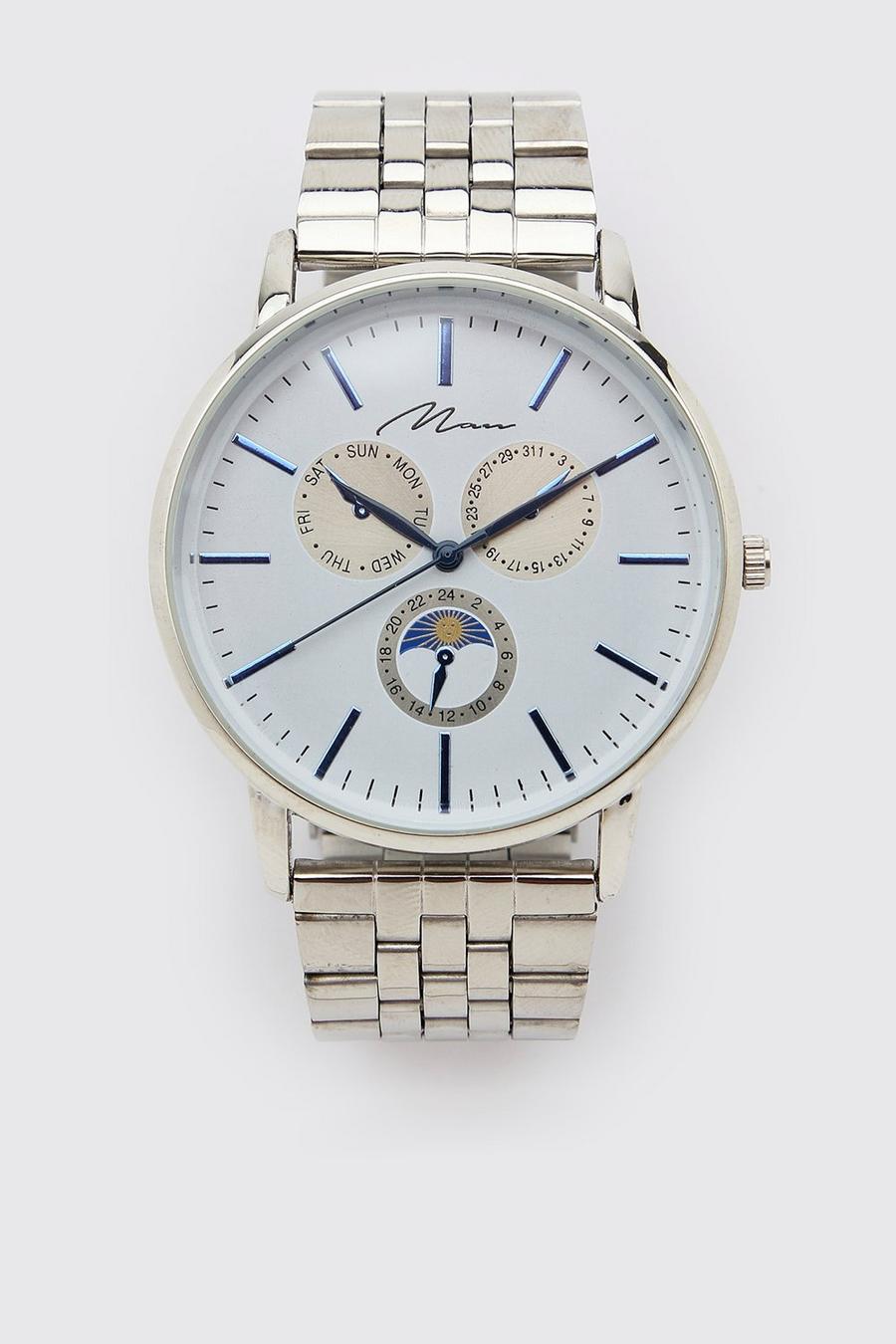 Silver Man Script Classic Watch image number 1