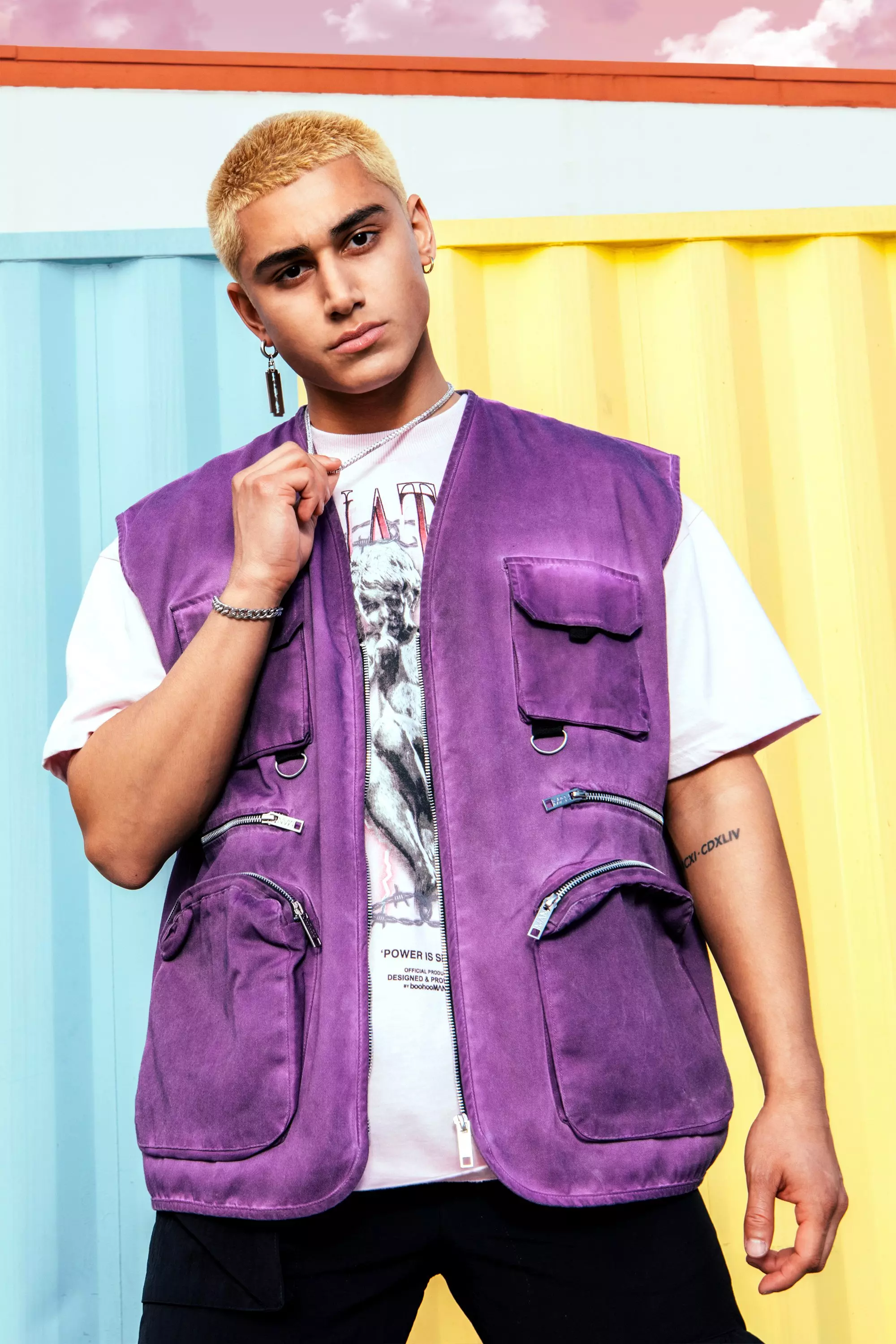 〓GOURMET JEANS〓 BACON BLOUSON /PURPLE 〓GOURMET JEANS〓 BACON BLOUSON /PURPLE