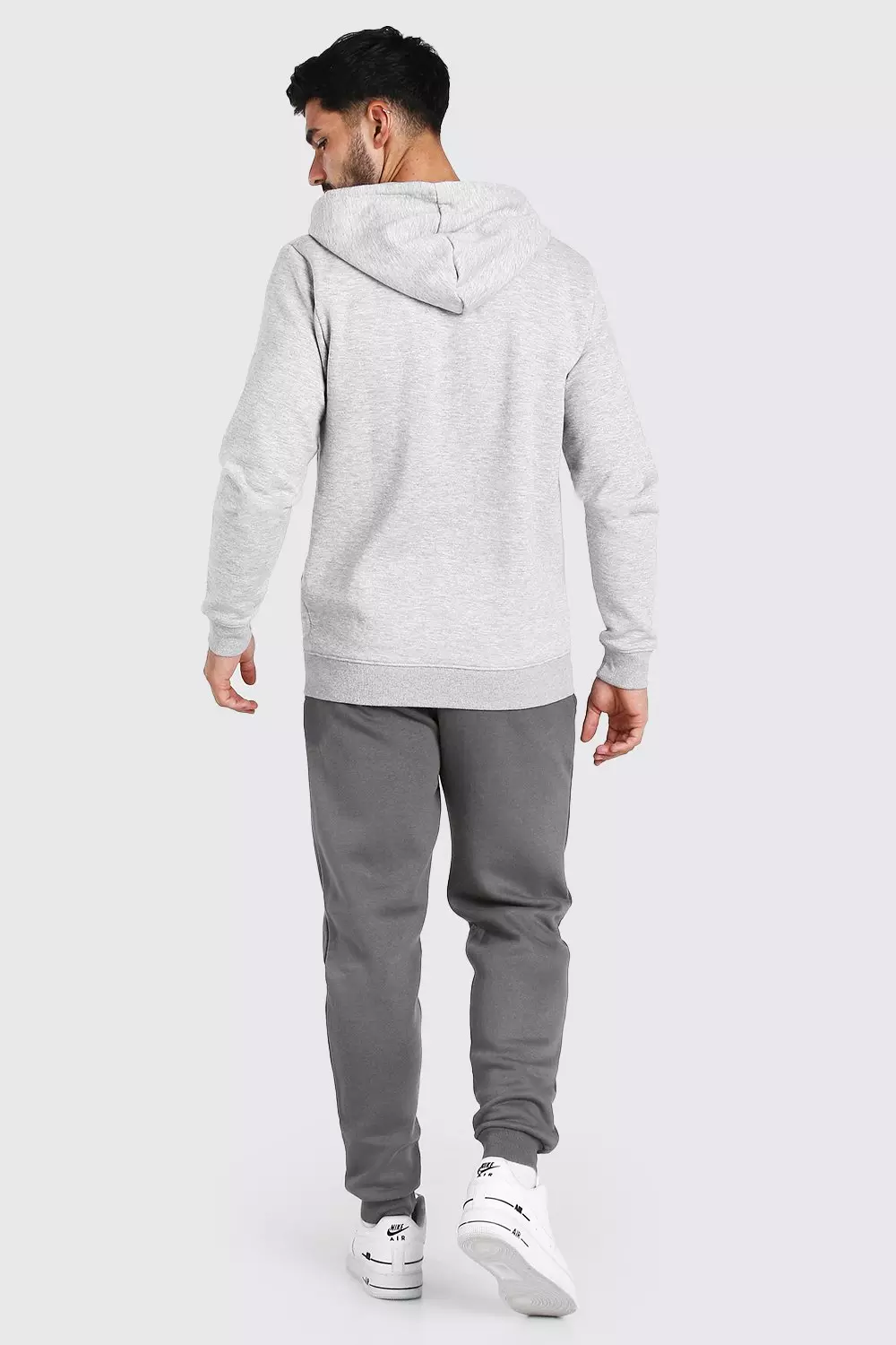 Grey Marl Embroidered Manchester Oversized Unisex Hoodie – Never Stand Still