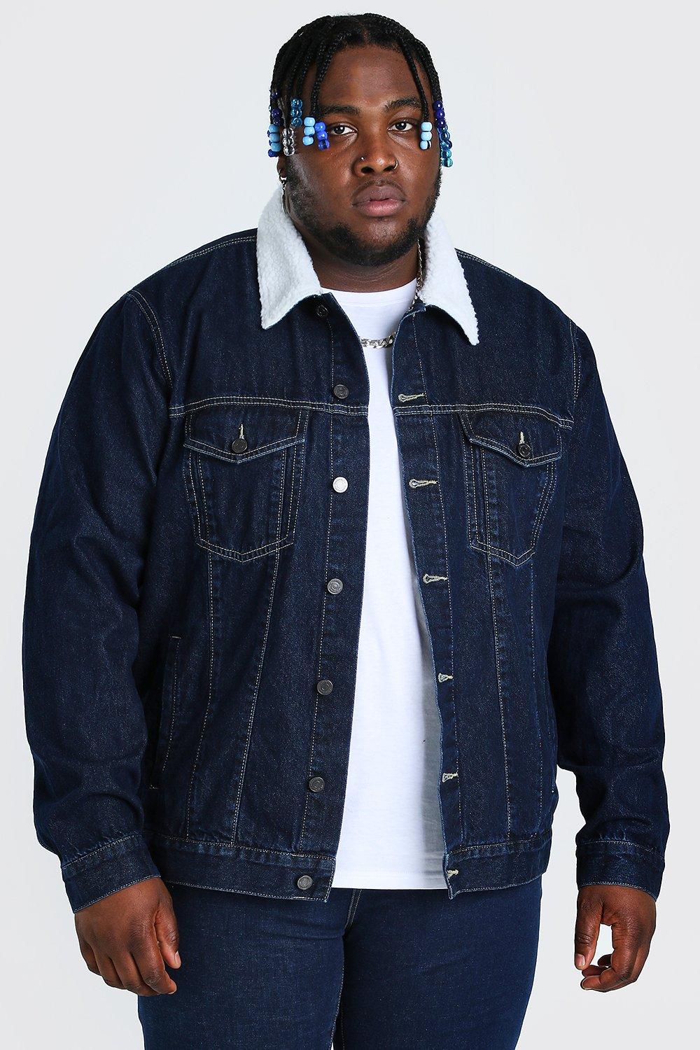 boohoo plus size denim jacket