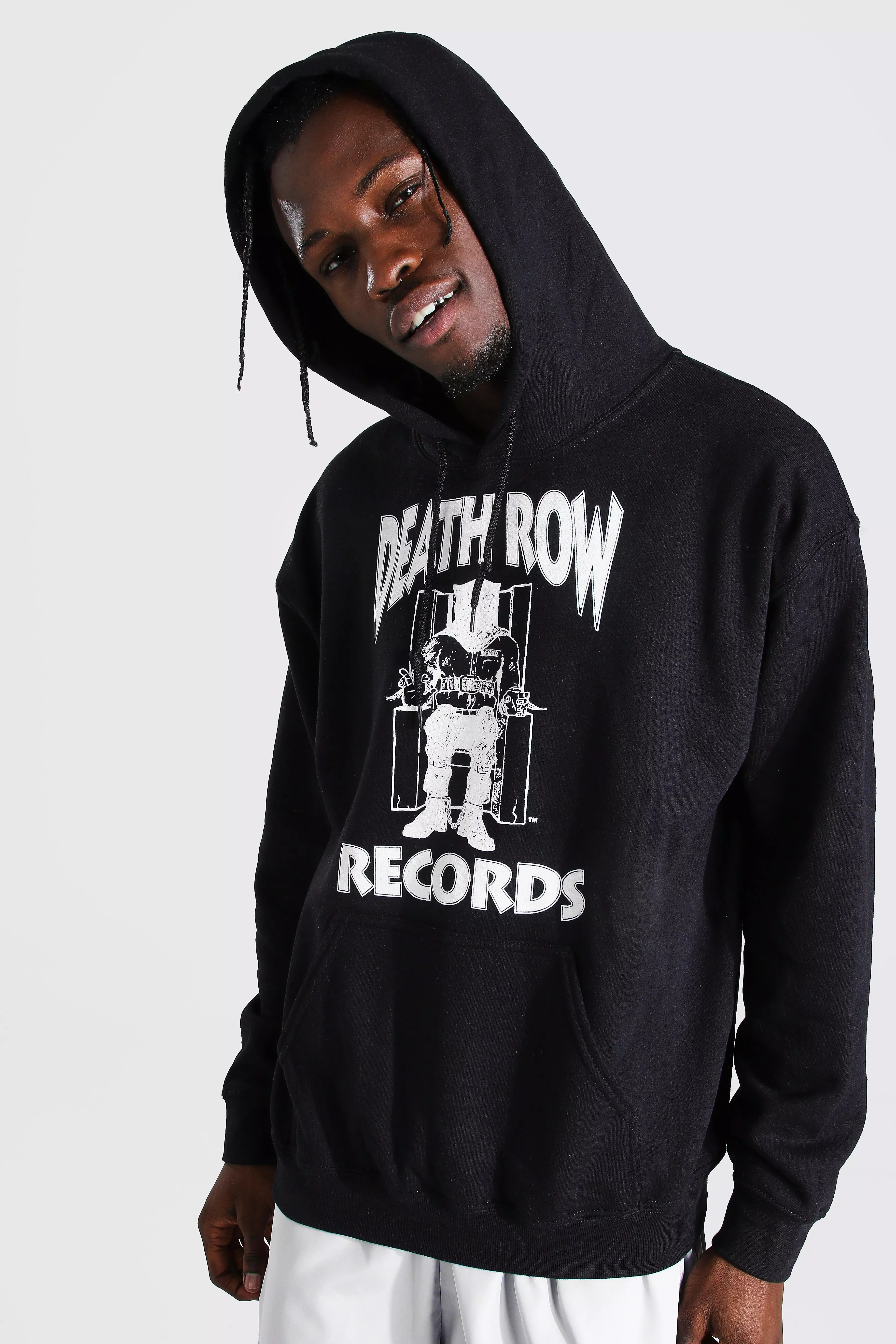 Death row hoodie online boohoo