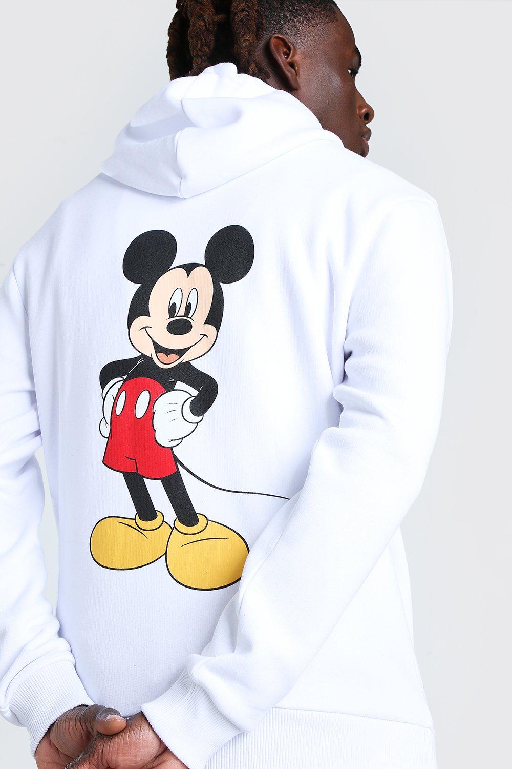 Sudadera con capucha Mickey de Disney de MAN oficial boohoo ES