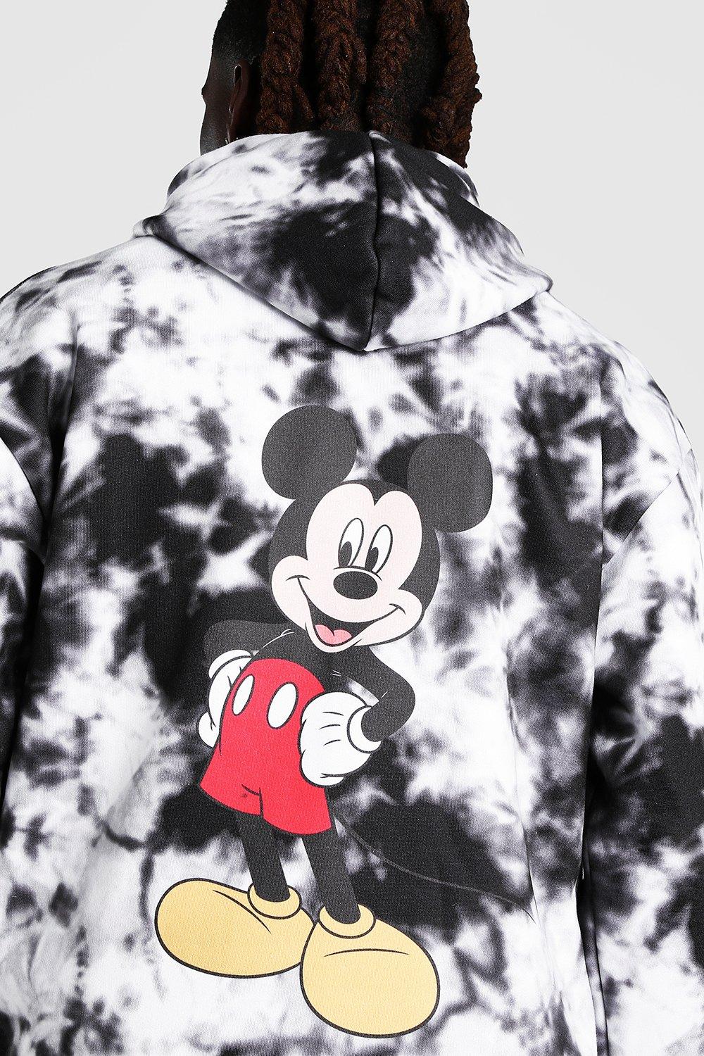 Disney Mickey MAN Official Tie Dye Hoodie boohoo NZ