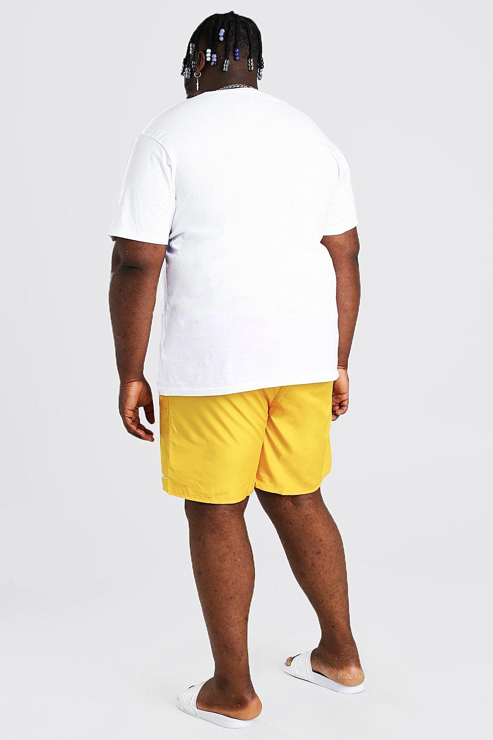 Mens plus shop size swim shorts