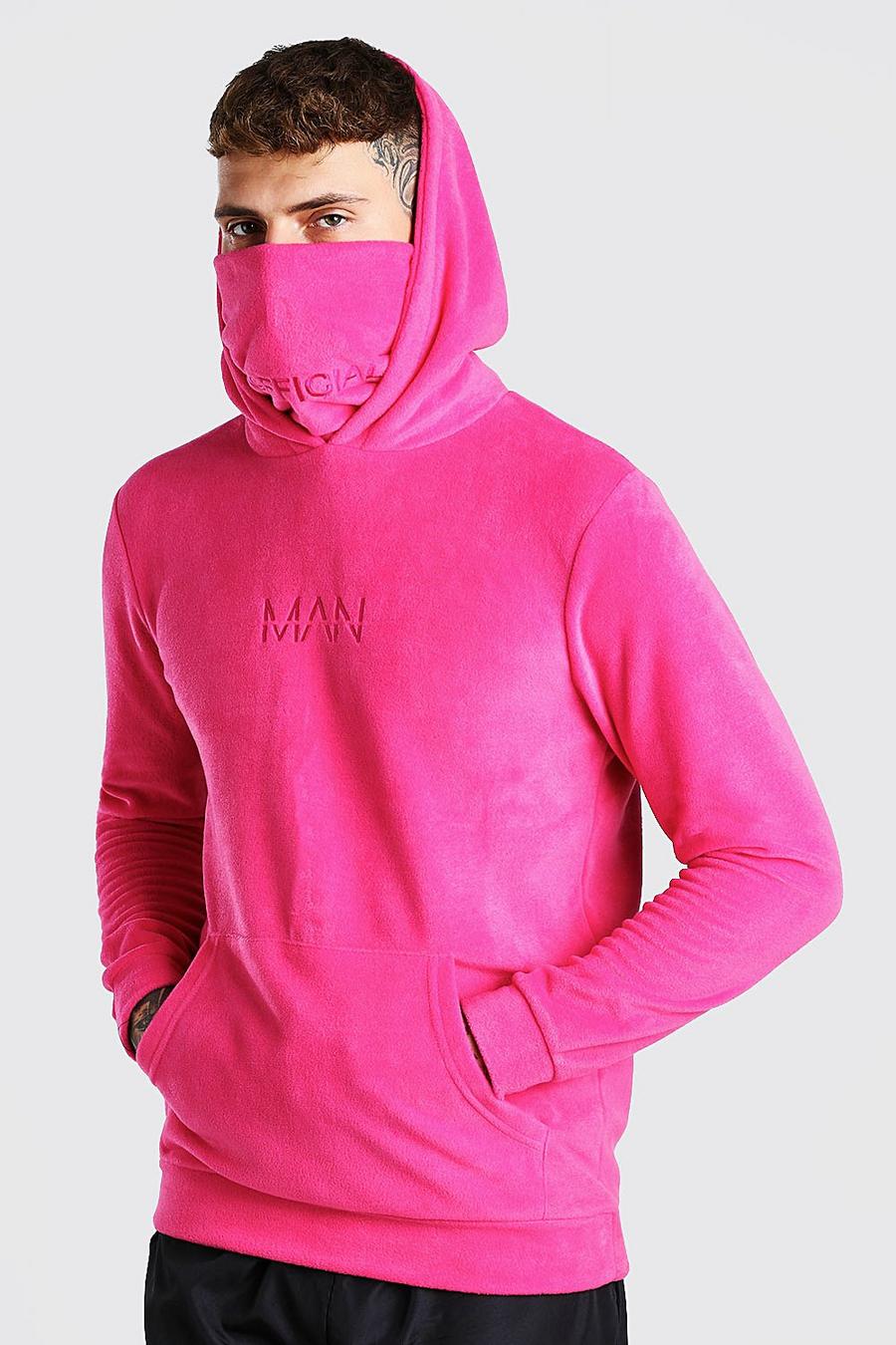 Pink MAN Official Snood i polarfleece image number 1
