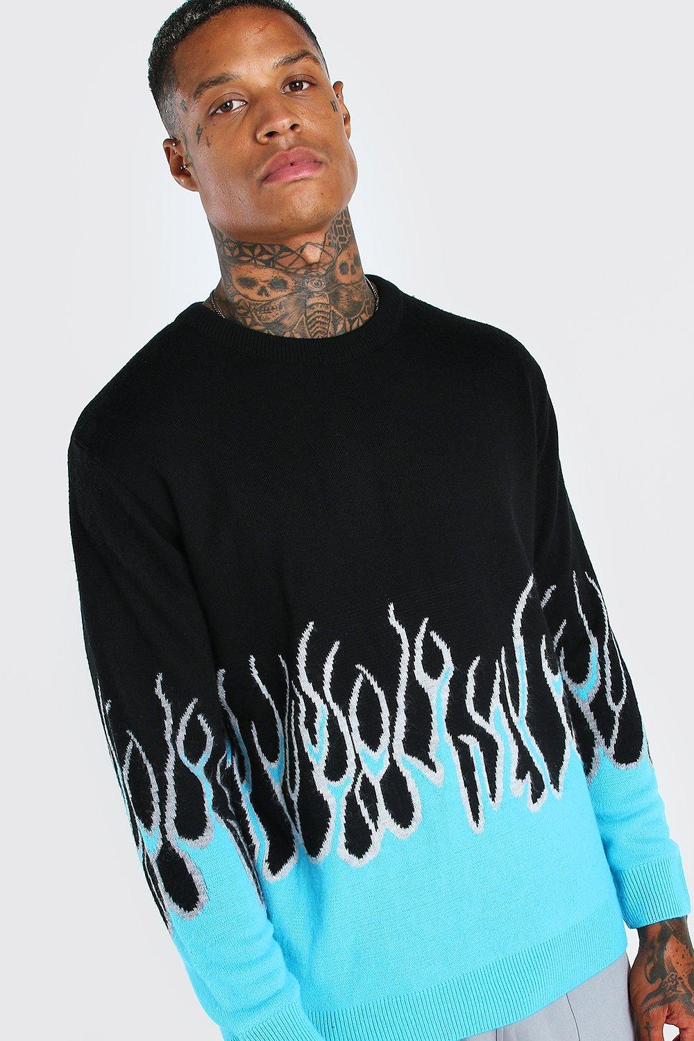 Weekday blue 2025 flame sweater