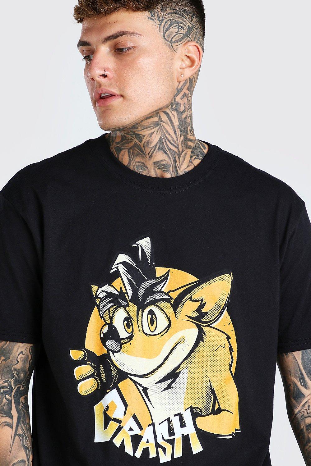 crash bandicoot t shirt