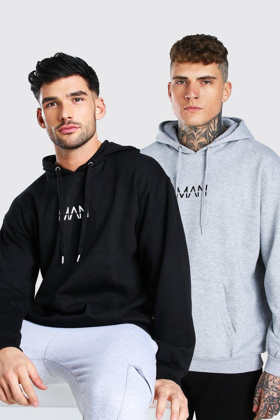 Multi 2 Pack Oversized Original Man Hoodie image number 1