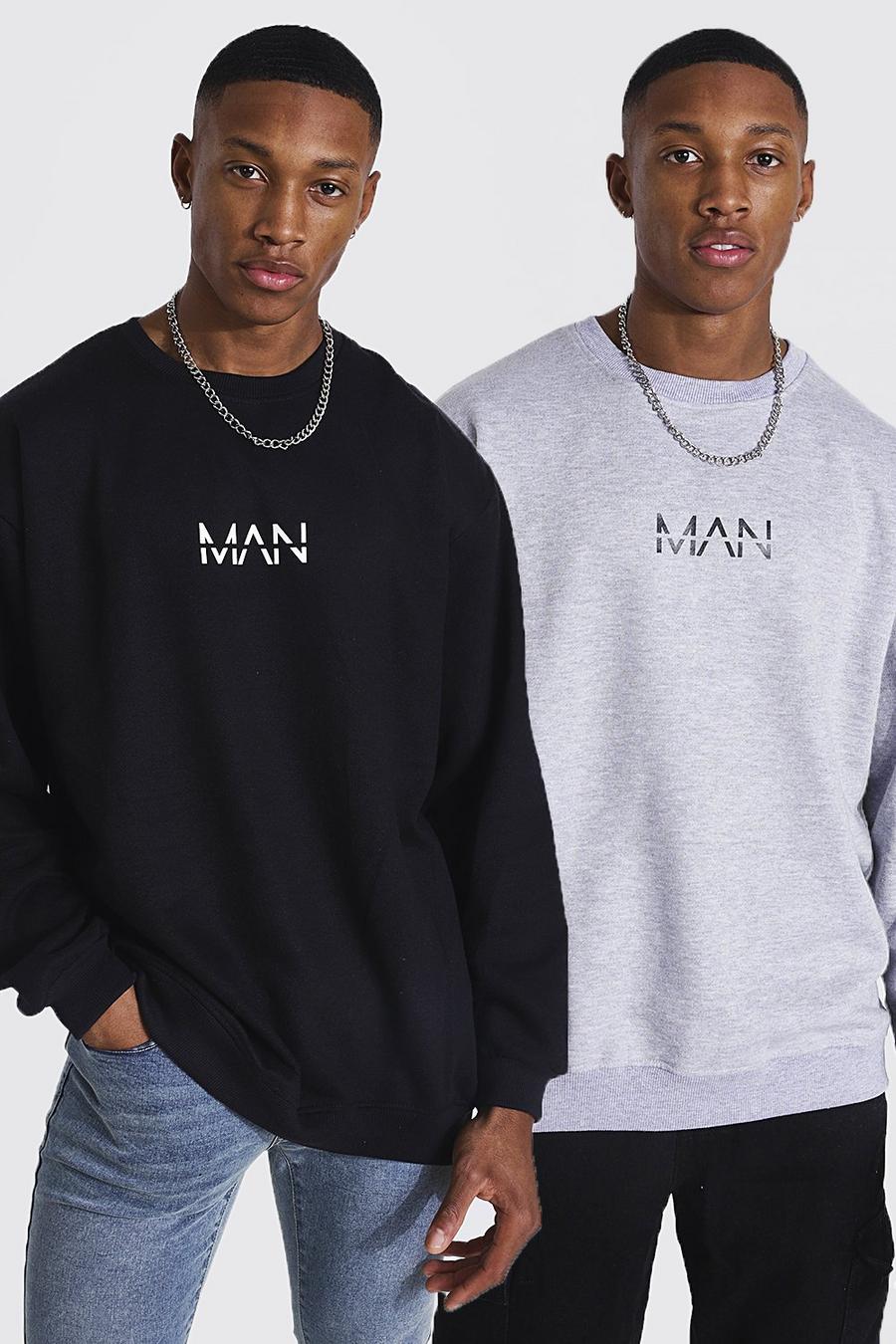 Multi Original MAN Oversize sweatshirts (2-pack) image number 1