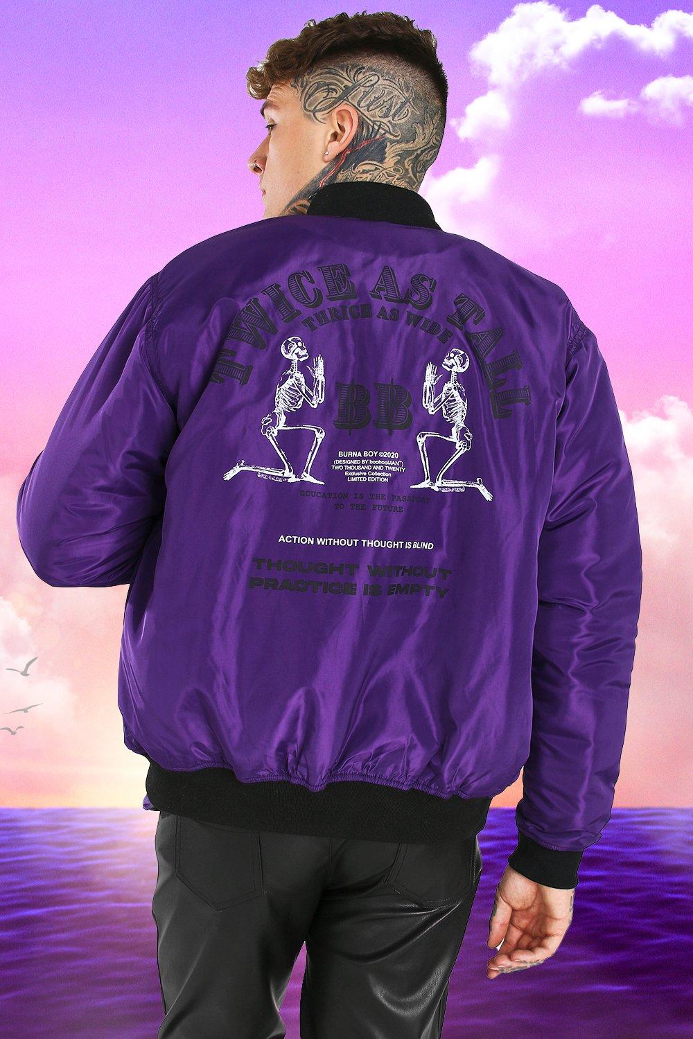 アウターその他 SAND SOUND Padded Ma1 Bomber Deep Purple Vintage 80s Maroon Purple Bomber Jacket MA-1 Air Force