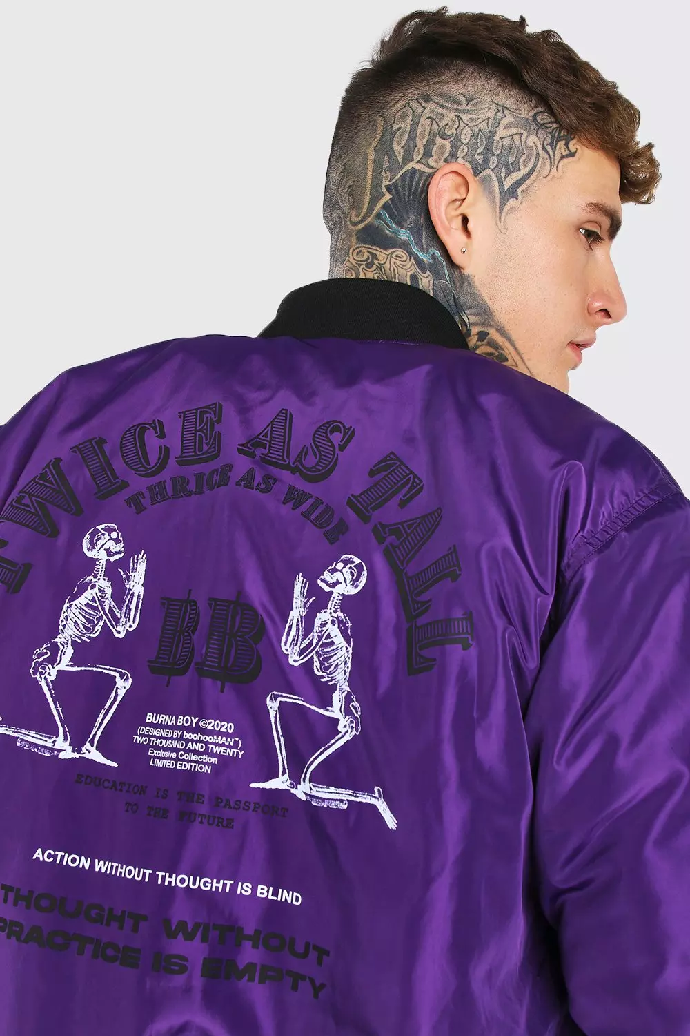 アウターその他 SAND SOUND Padded Ma1 Bomber Deep Purple Vintage 80s Maroon Purple Bomber Jacket MA-1 Air Force