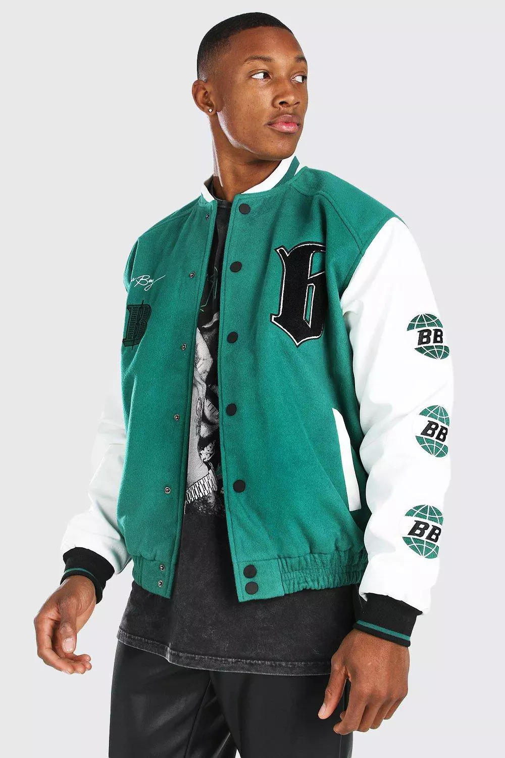 Mens on sale varsity bomber