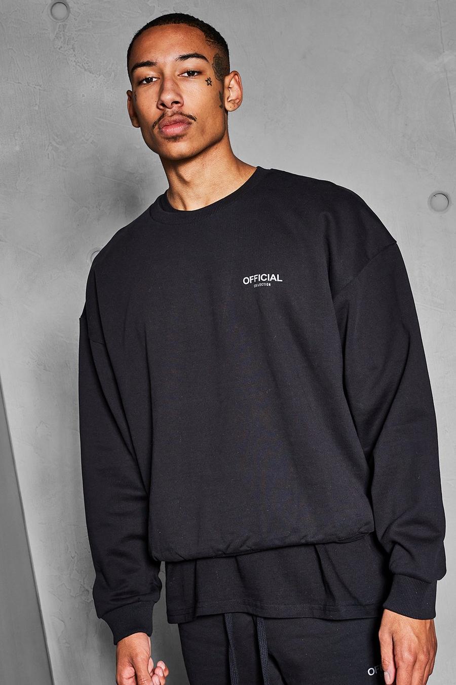 Black Official Collection Heavyweight Sweater image number 1