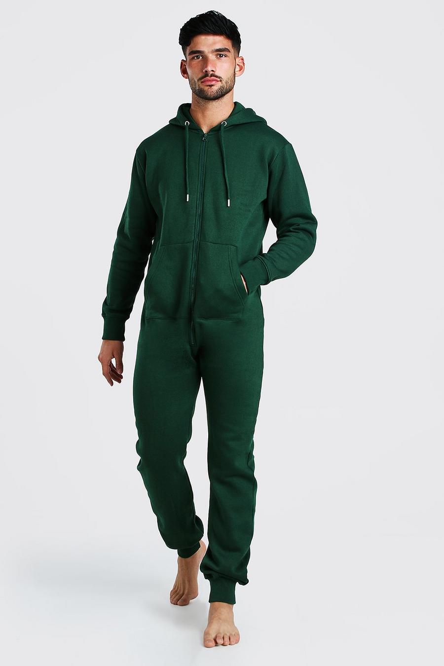 Green Onesie Met Lange Mouwen En Capuchon image number 1