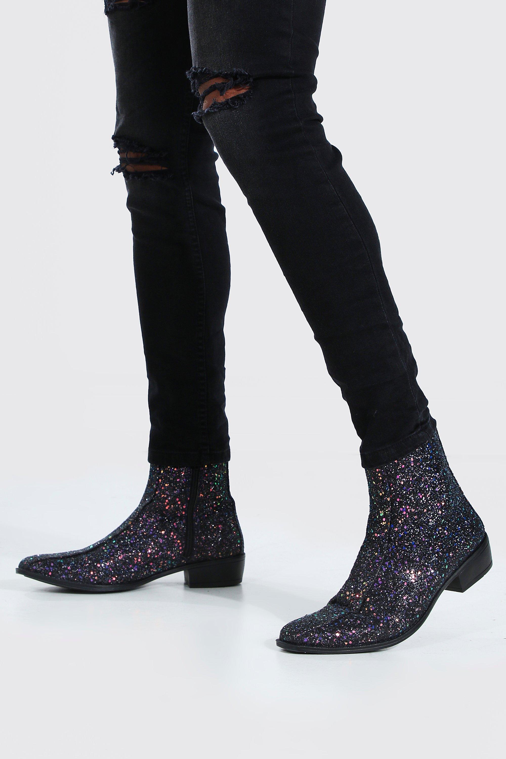 Glitter desert outlet boots