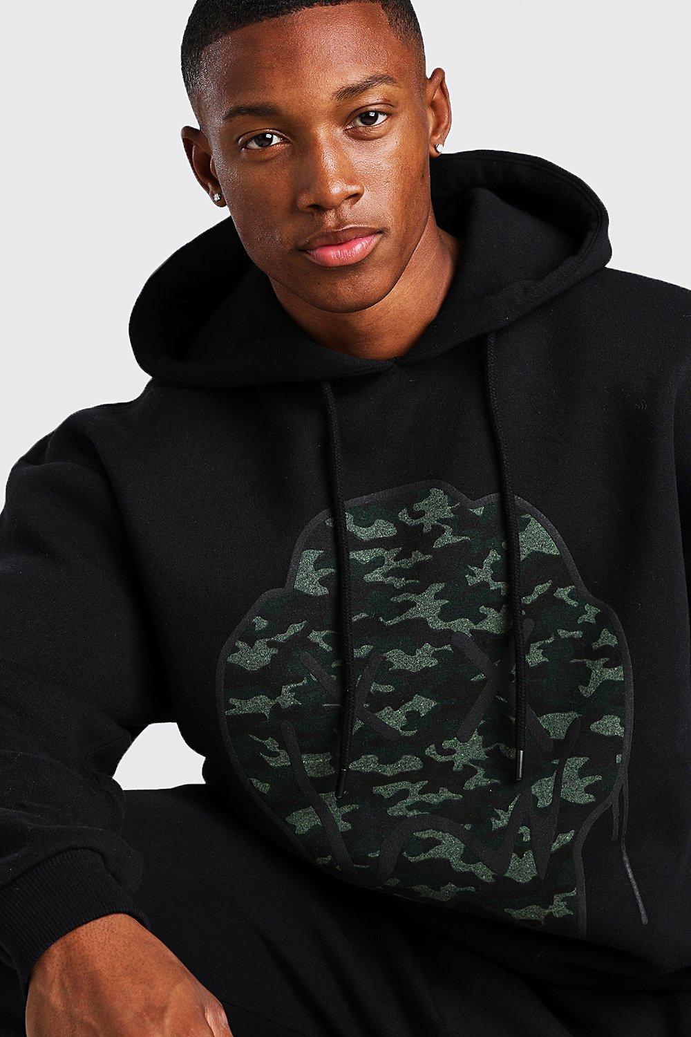 Black camo hot sale tracksuit