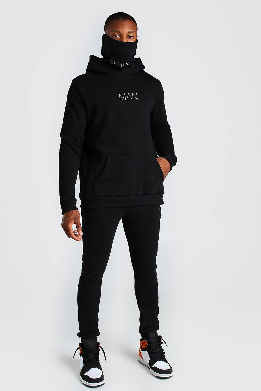 Black Original MAN Snood Tracksuit image number 1