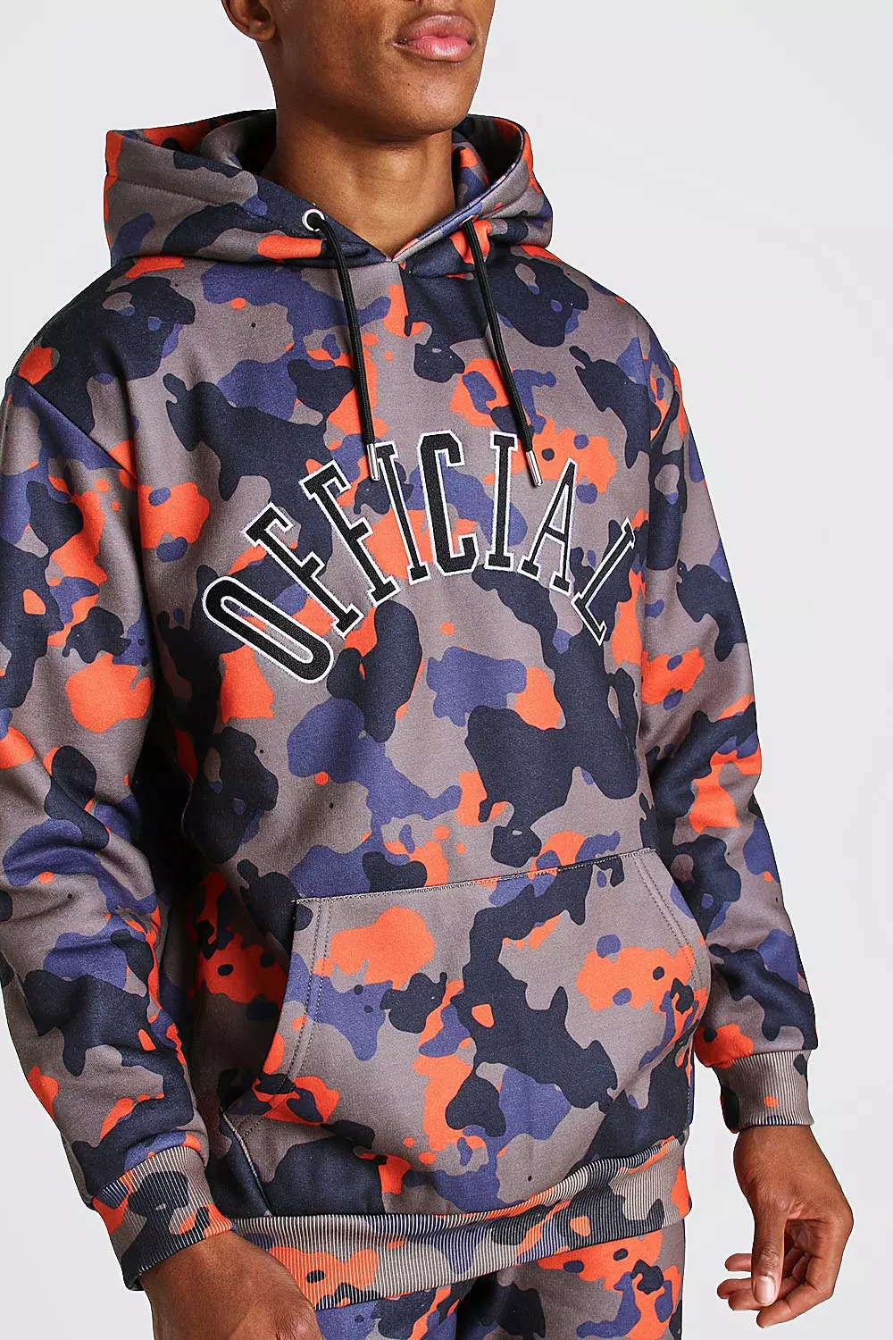 Orange hot sale camo tracksuit