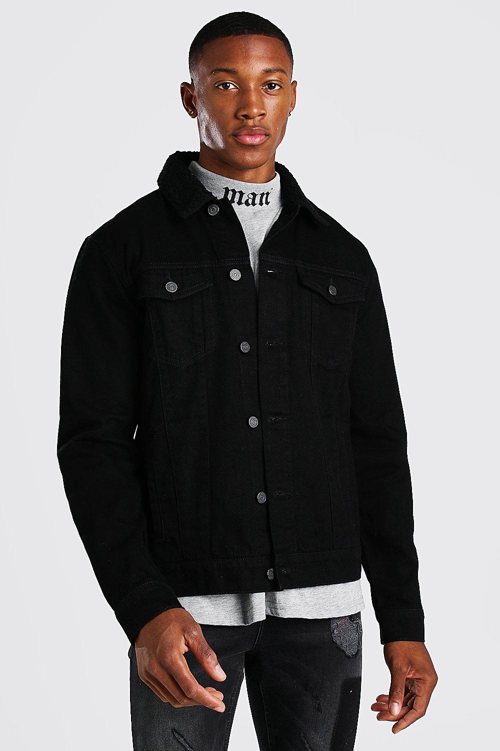 Mens black borg coat sale