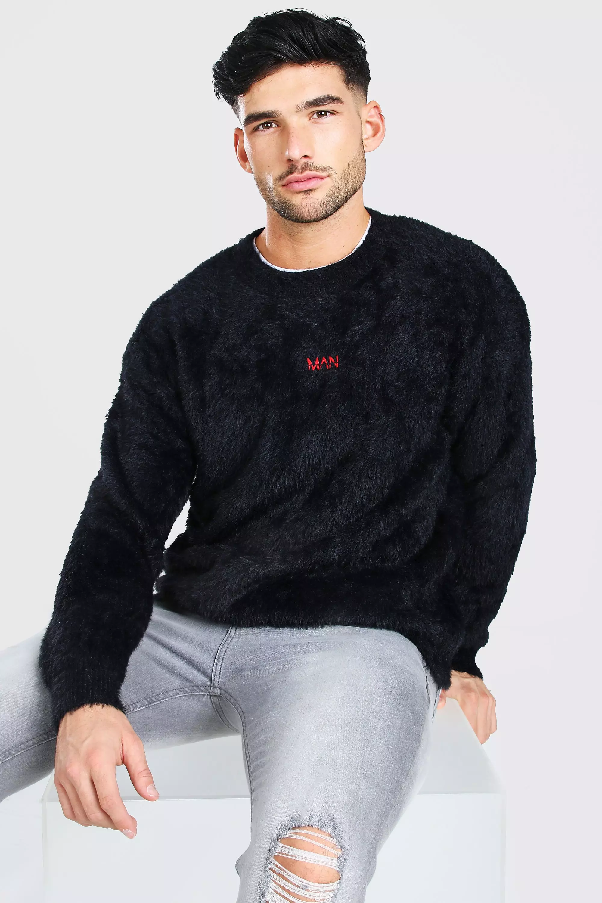 Fluffy knitwear hotsell