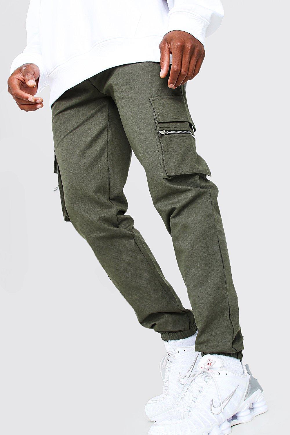 zipper pocket cargo pants