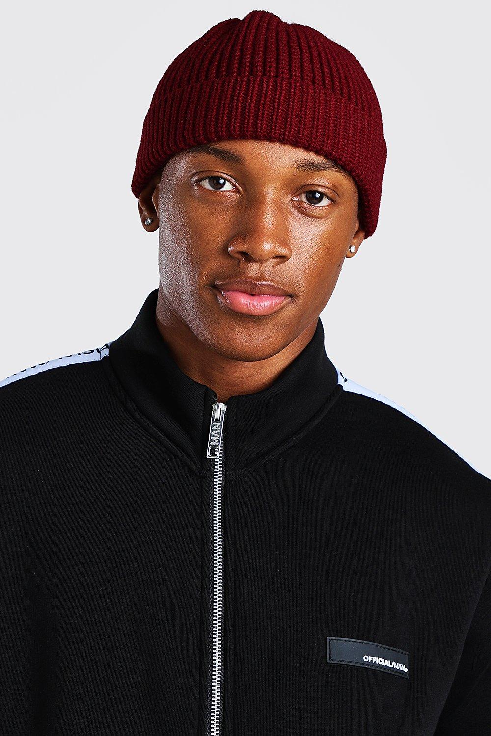 red mini fisherman beanie