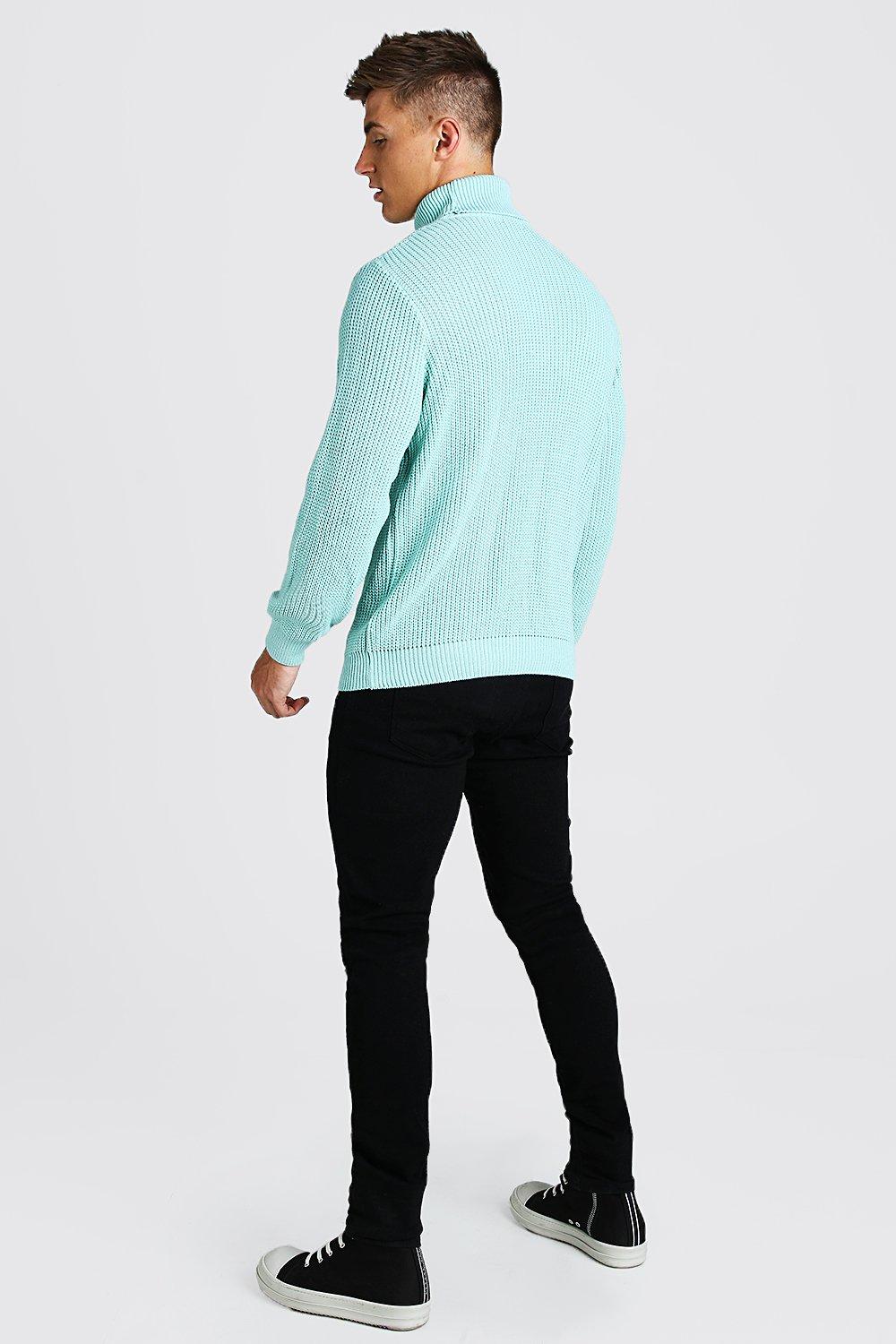 Mint green jumper mens hot sale
