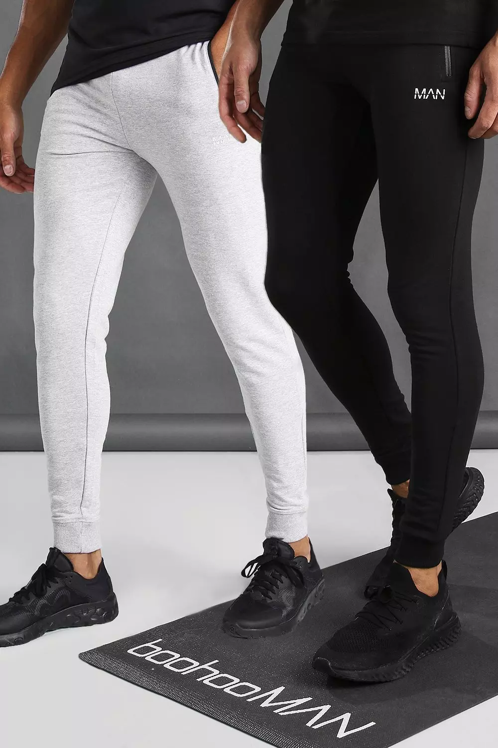 Boohoo skinny joggers sale