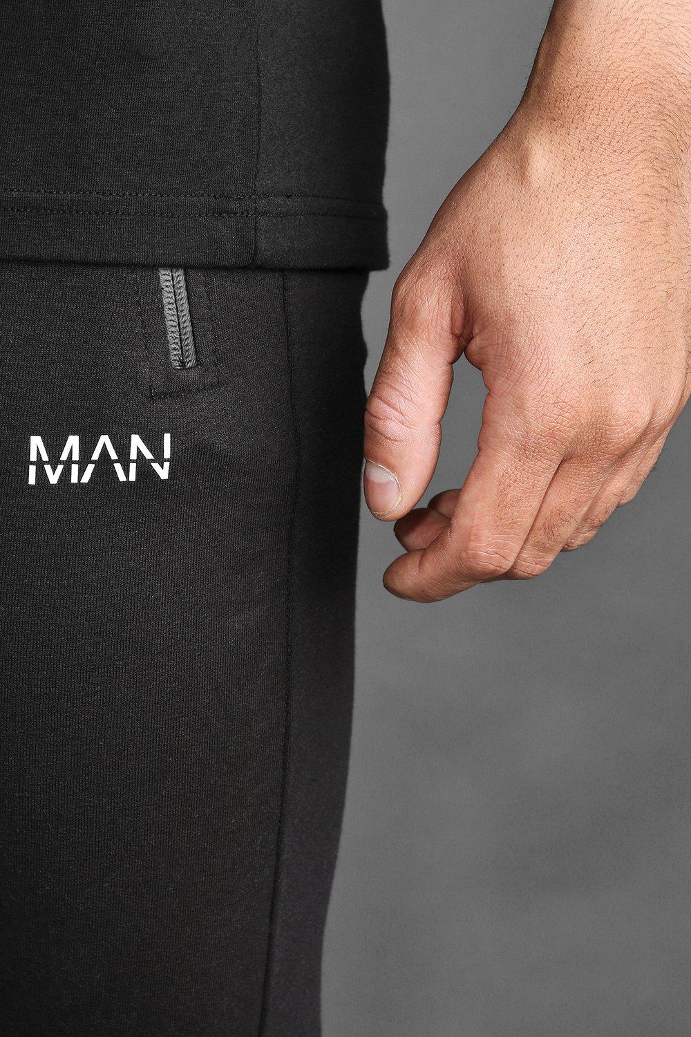 Active 2 Pack Skinny Joggers With Zip Pockets | boohoo USA