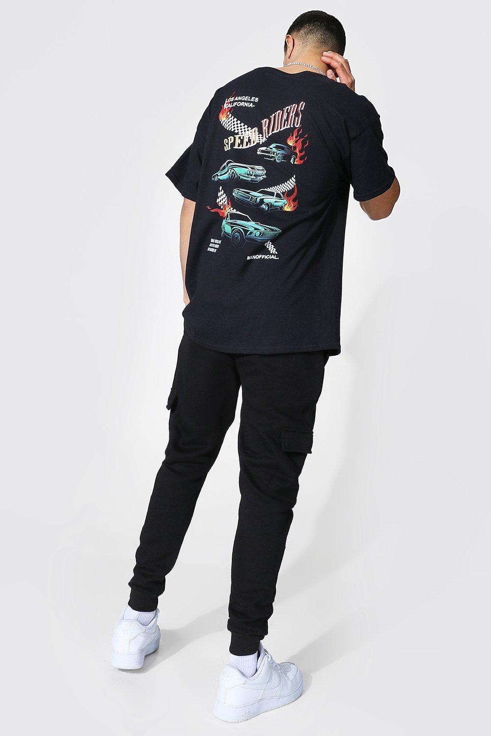 【boohoo】SKINNY FIT CARGO JOGGER(2color) Skinny Fit Panelled Cargo Joggers | boohoo