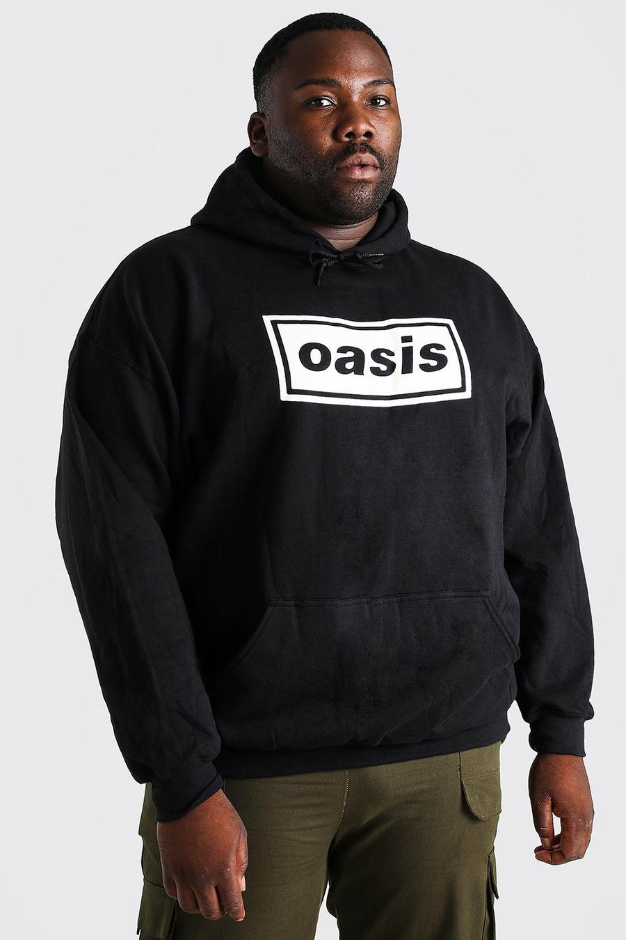 Zwart Hoodie met Plus Size Oasis-licentie image number 1