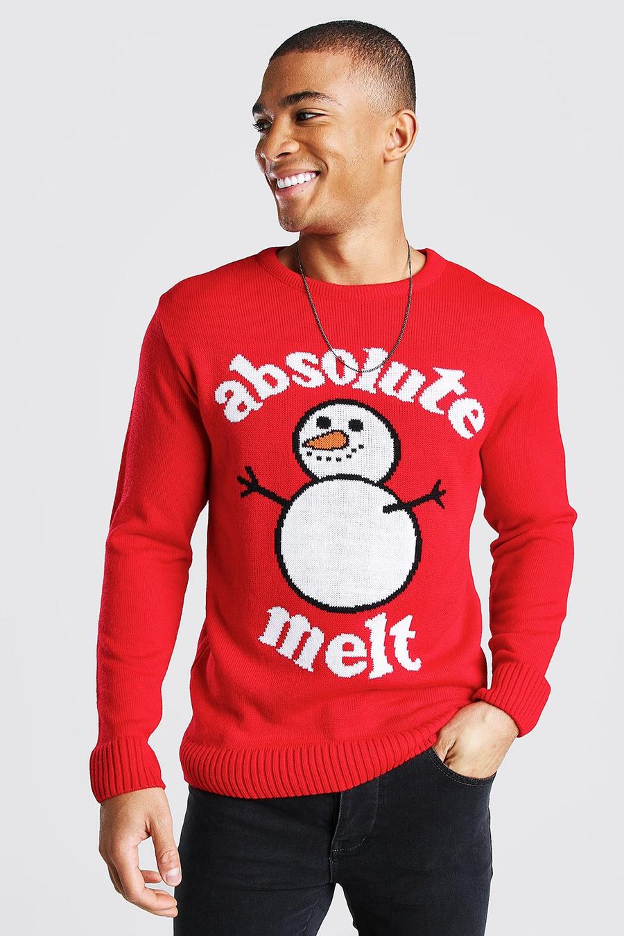 Red Absolute Melt Christmas Sweater image number 1