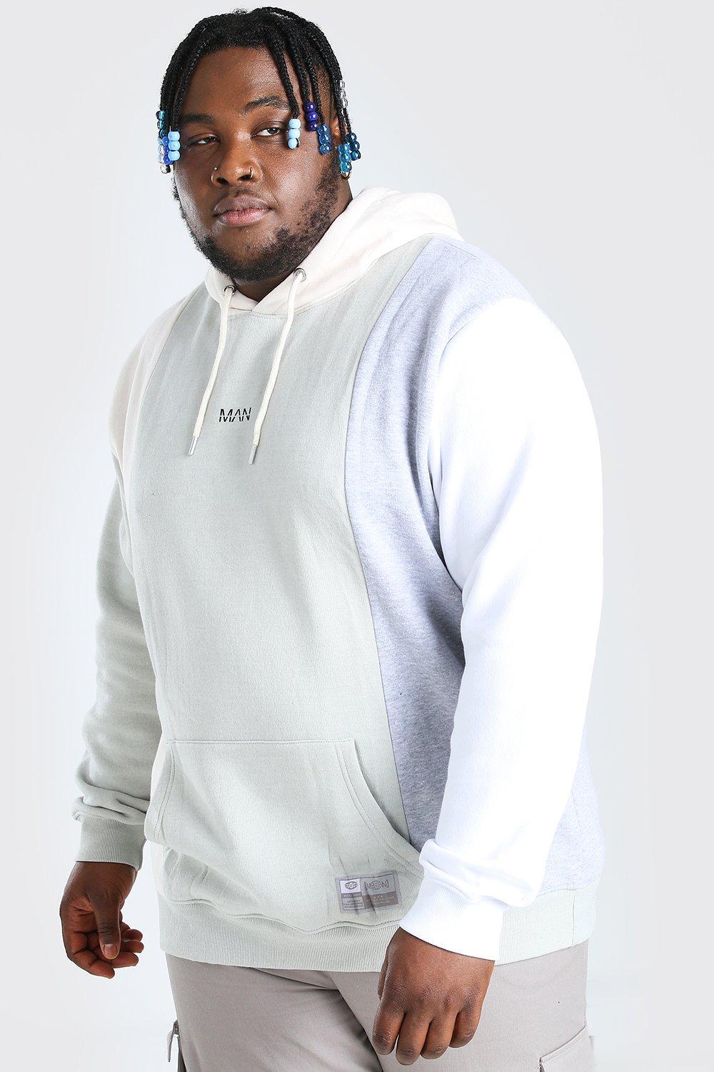 plus size men hoodies