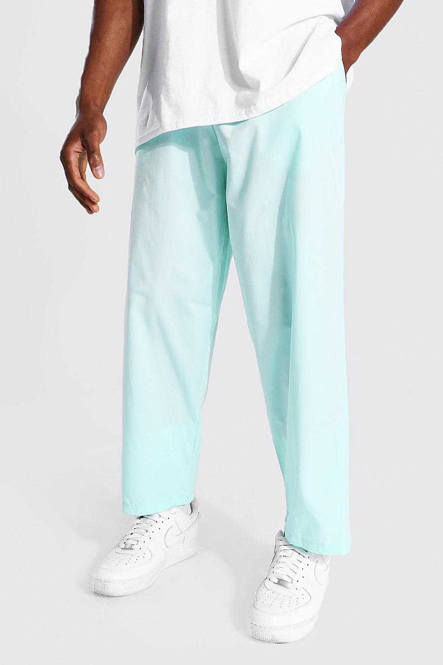 Pantalones chinos holgados, Verde eléctrico image number 1